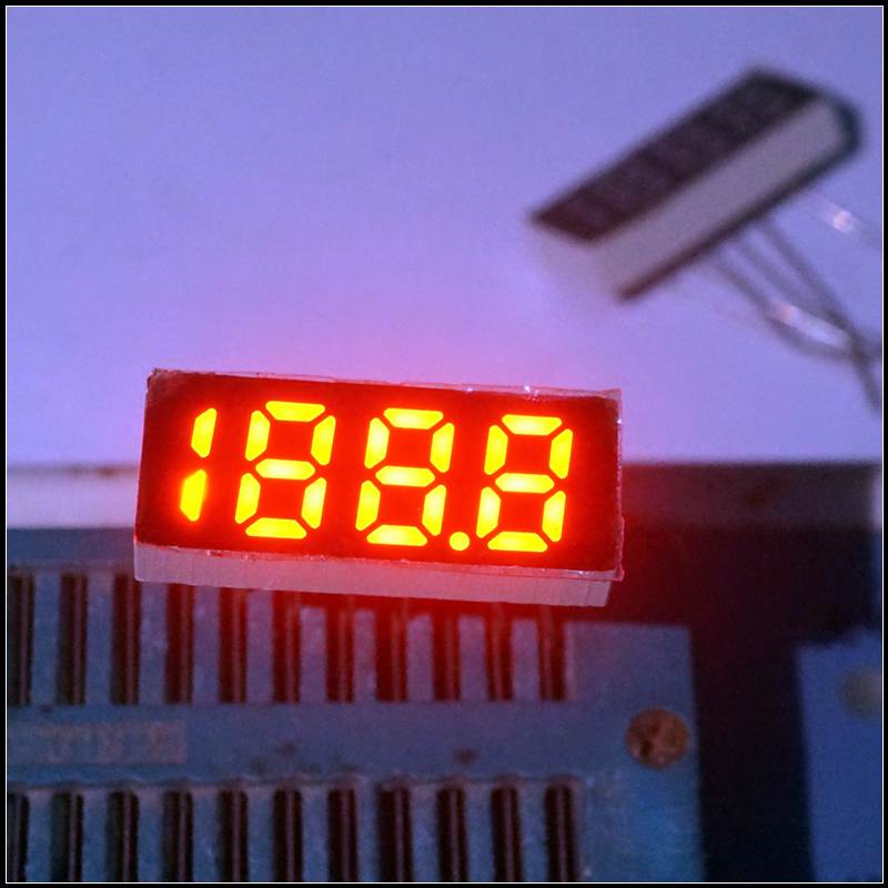 1元3个长脚  LED发光管 LED8字管 1888 DIY时钟屏 红色
