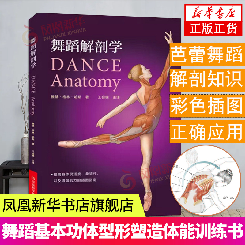 舞蹈解剖学 关于舞蹈基础解剖知识书籍 舞蹈的动作分析 基本功体型形体塑造体能训练 提高编舞技能 舞蹈专业教材教程 芭蕾舞蹈入门