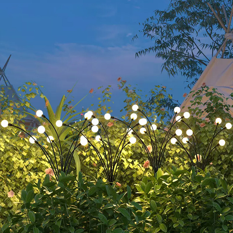 户外防水灯萤火虫灯景观庭院装饰氛围花园灯草坪灯太阳能灯地插灯