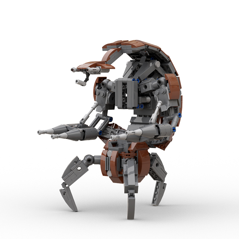 砖友MOC 毁灭者机器人Droideka中国国产拼装积木模型玩具星球大战
