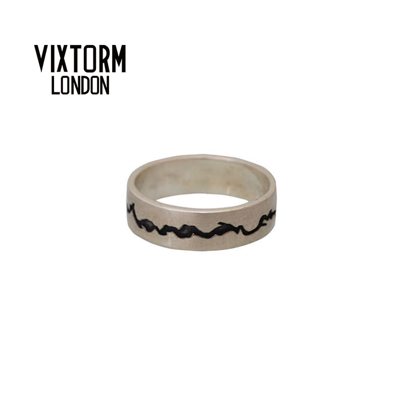 VIXTORM新款925纯银戒指手工潮人指环男女情侣送人生日个性礼物