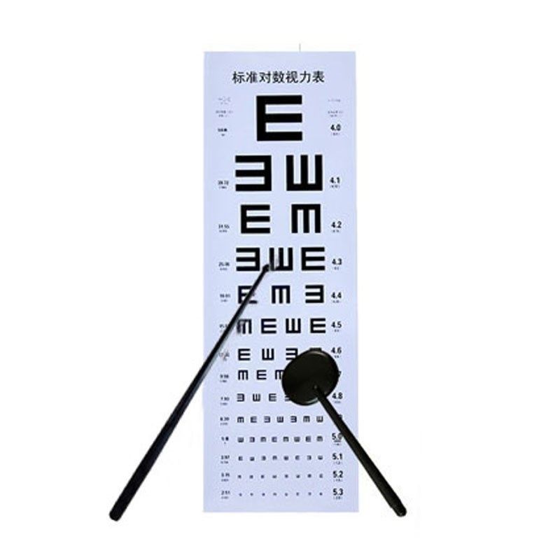 视力表标准成人儿童家用视力表国际标准挂图对数测试近视眼睛度数