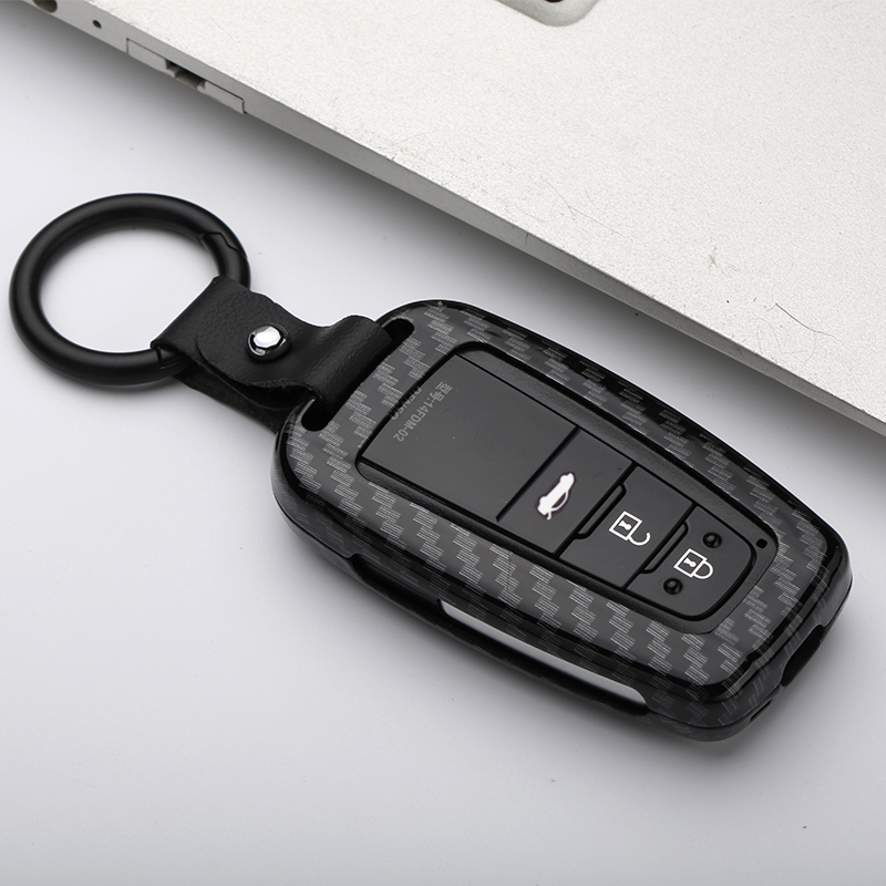 适用于丰田第八代新凯美瑞钥匙包套18-23款8代汽车改装饰壳保护扣