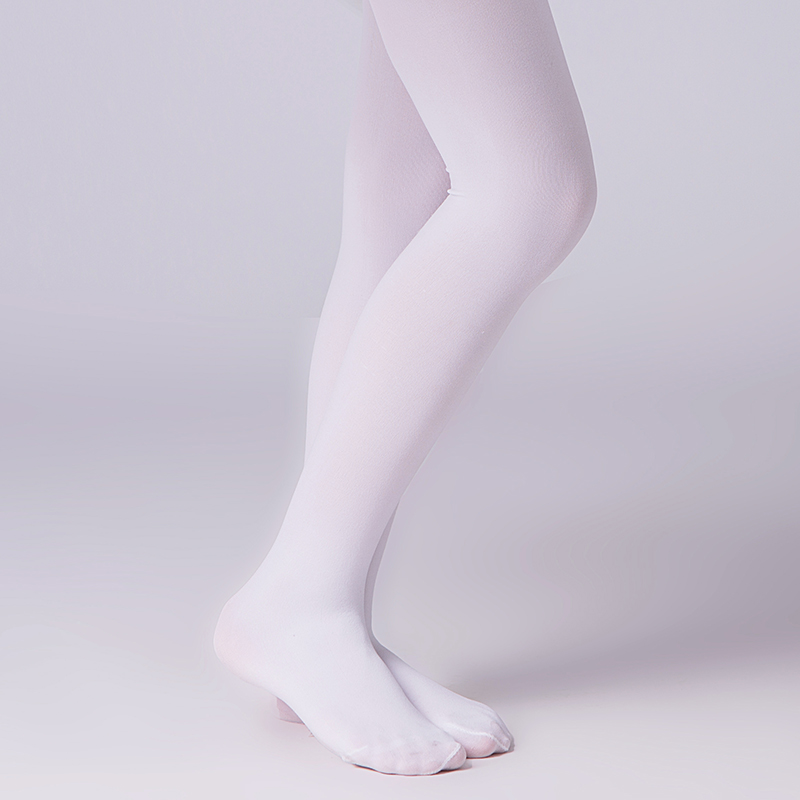 儿童舞蹈袜专用袜子春夏连裤袜女童白色薄款练功跳舞打底丝袜宝宝