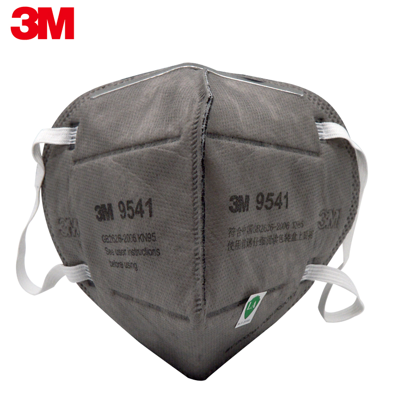正品3M9541 9542活性炭口罩防尘甲醛二手烟异味PM2.5装修雾霾口罩