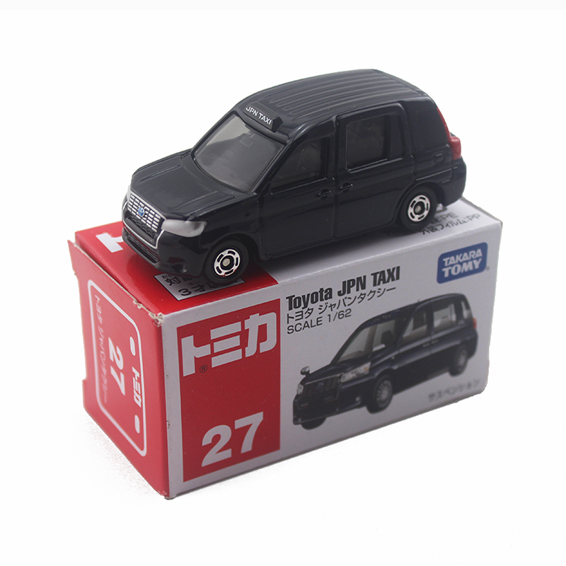 TOMY/多美卡合金小汽车模型玩具车27号丰田TAXI日本出租车102496