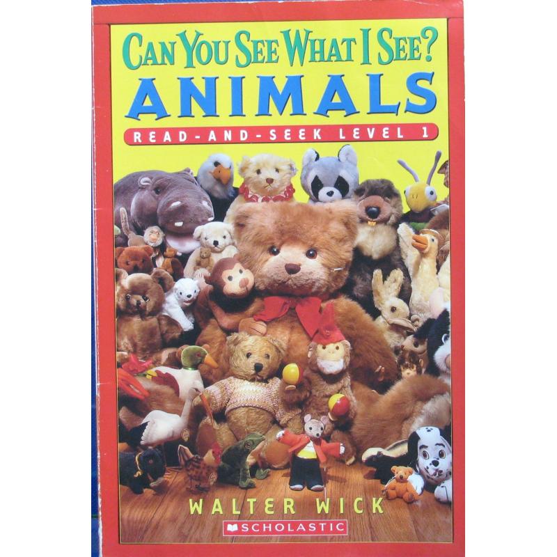 Can You See What I See? Animals: Animals Read-and-Seek Scholastic Reader Level 1 by Walter Wick平装Scholastic你能搞清我