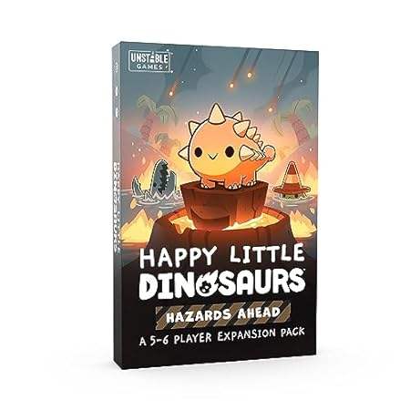 TeeTurtle Unstable Games - Happy Little Dinosaurs Hazards