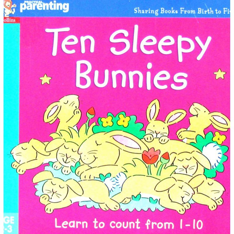 Ten Sleepy Bunnies (Practical Parenting) by Jane KempClare Walters平装Lion Publishing十只困兔子 (实际育儿)