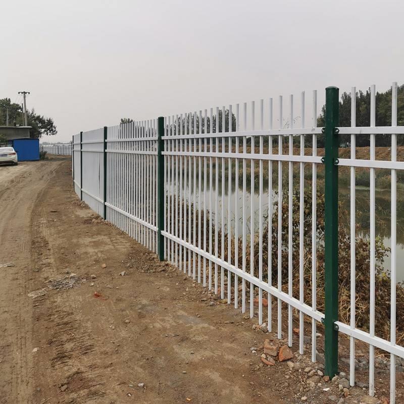 锌钢护栏庭院厂区户外围墙围栏小区家用隔离防护栅栏室外铁艺栏杆