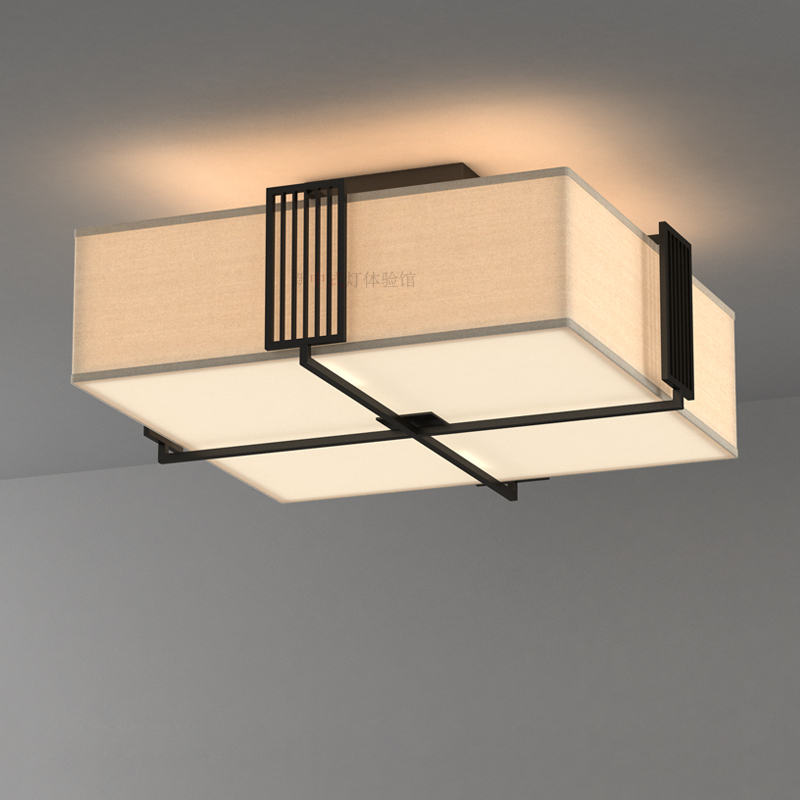 新中式极简设计师主卧室灯吸顶吊灯阳台过道书房客厅玄关餐厅灯具