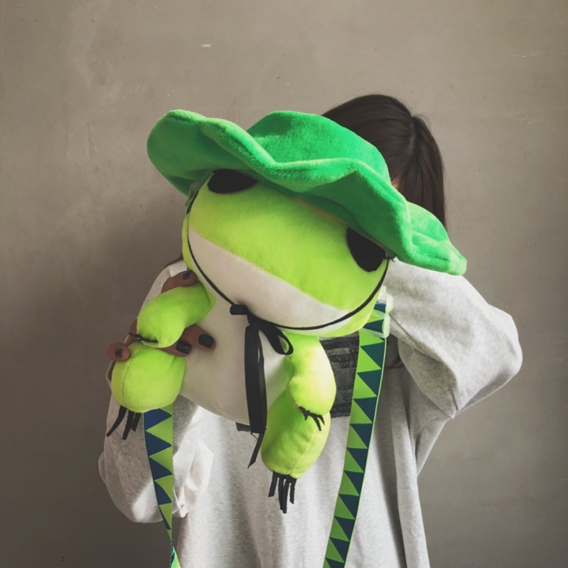 小青蛙玩偶背包好看实用种草生日礼物清单搞笑沙雕创意儿童小礼品