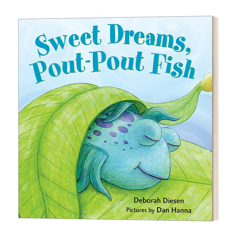 英文原版绘本 Sweet Dreams Pout-Pout Fish 甜蜜的梦 撅嘴的鱼 纸板书 英文版 进口英语原版书籍