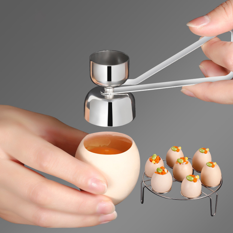 304不锈钢鸡蛋创意开蛋器开孔开口开壳器糯米蛋神器破蛋壳鸭蛋