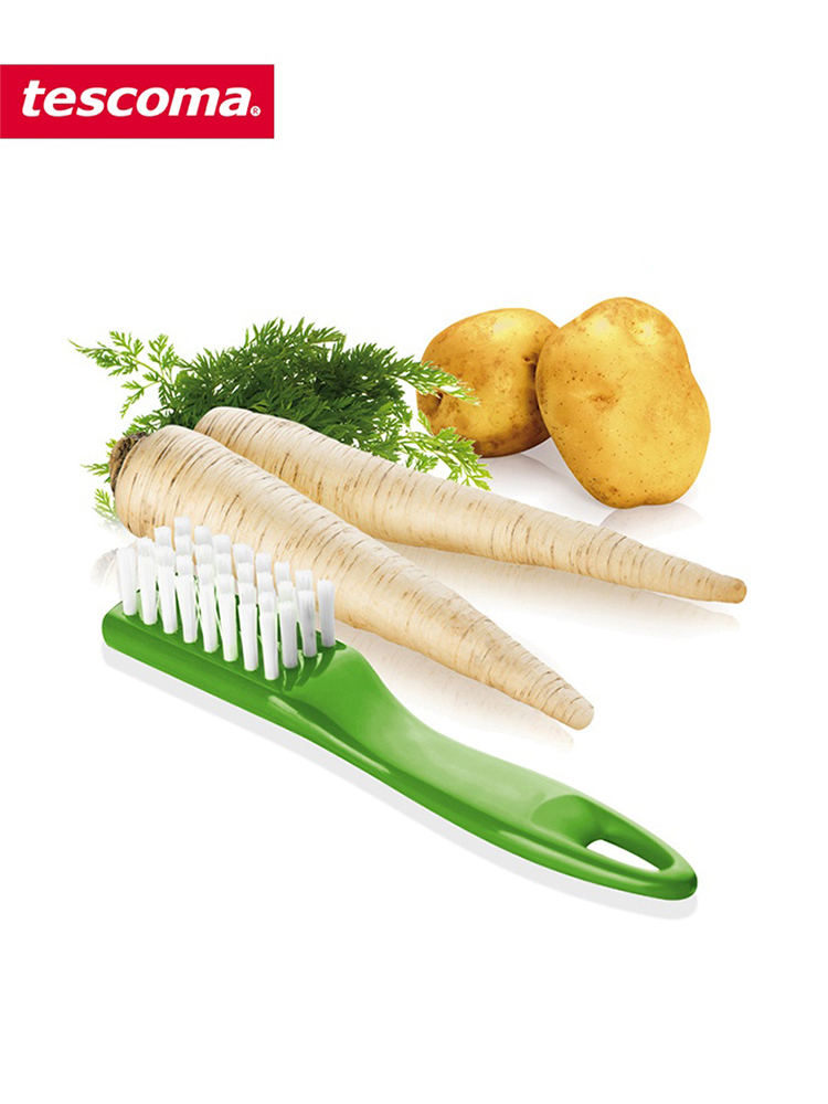 Tescoma捷克进口 厨房专用刷子神器清洗水果蔬菜土豆果蔬刷清洁刷