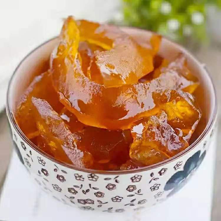 湖南祁东特产柚子糖谷芽糖柚干蜜饯手工麦芽糖柚子皮橙子皮橙子糖
