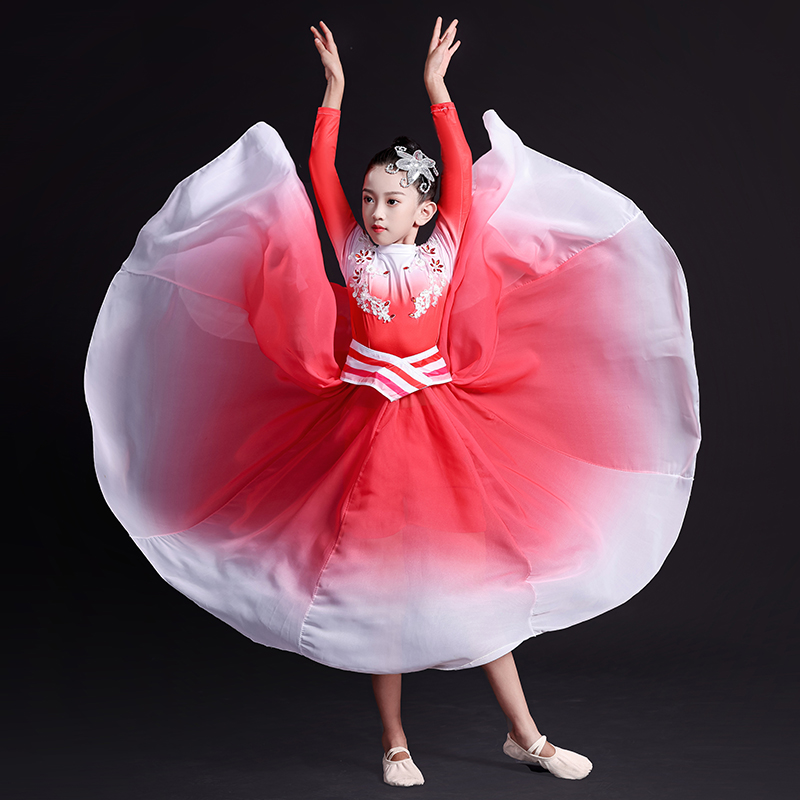 元旦我和我的祖国美丽中国演出服饰灯火里的中国舞蹈服装万疆儿童