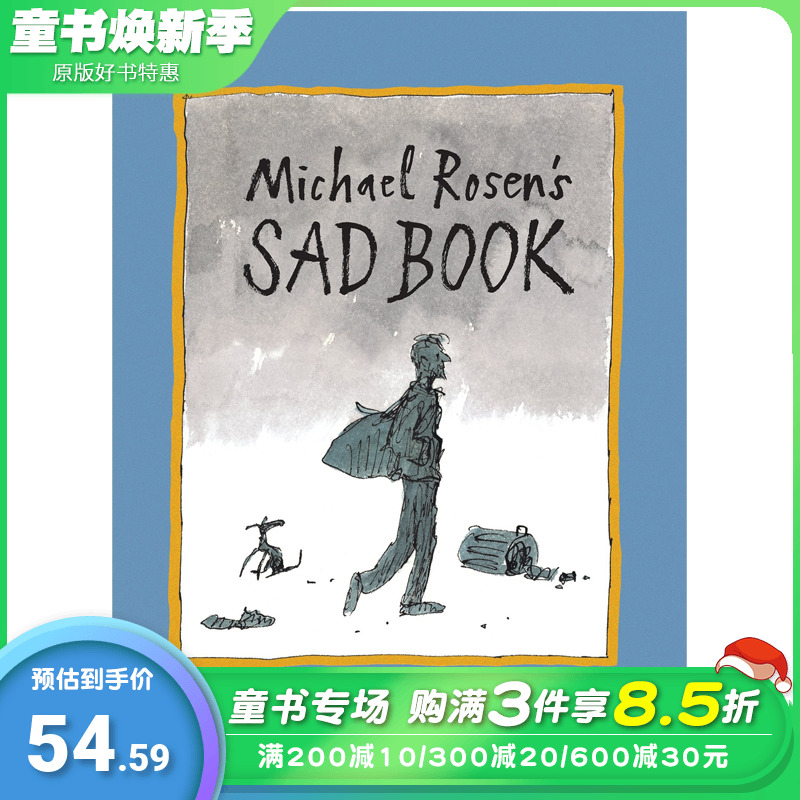 【现货】Michael Rosen’s Sad Book 英文原版儿童绘本迈克尔罗森的伤心书【善优童书】