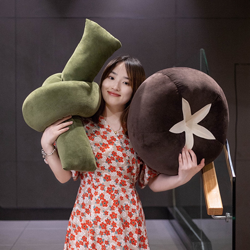 卡通水果蔬菜香菇抱枕公仔毛绒玩具可爱少女睡觉枕头靠背玩偶娃娃