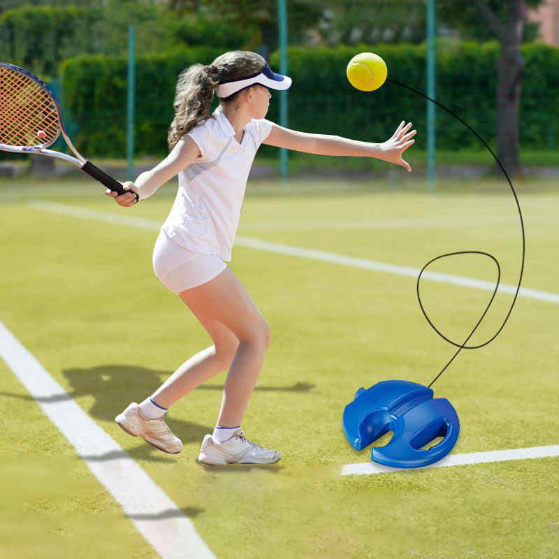 网球训练器单人打带线回弹自练神器玩的一个人网球拍儿童练习单打