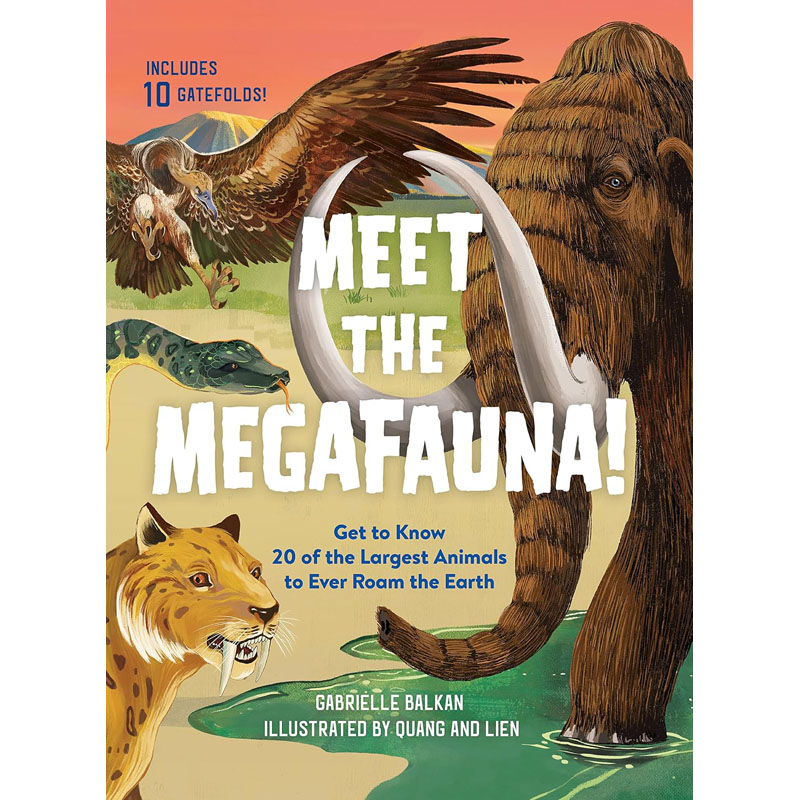 【预售】英文原版Meet the Megafauna !认识巨型动物!了解地球上20种最大的动物Workman Publishing Company儿童动物科普书籍