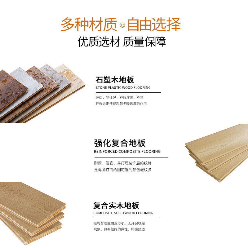 深圳香港spc石塑锁扣木地板家用pvc卡扣式防水耐磨复合无甲醛安装