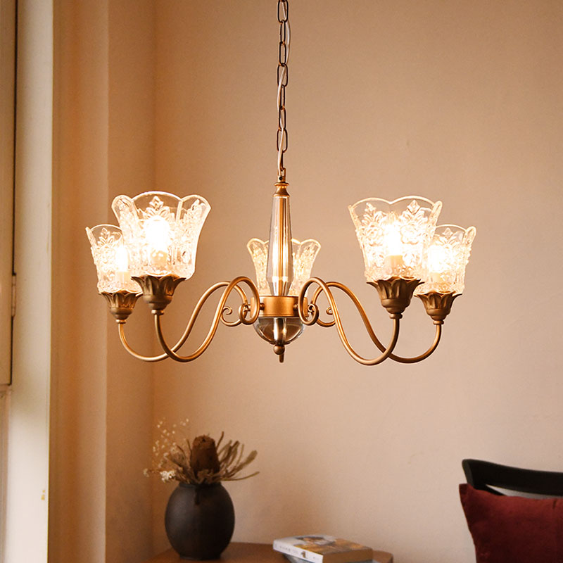 【有光】复古法式水晶吊灯 中古 轻奢 意式 北欧 美式 客厅卧室灯