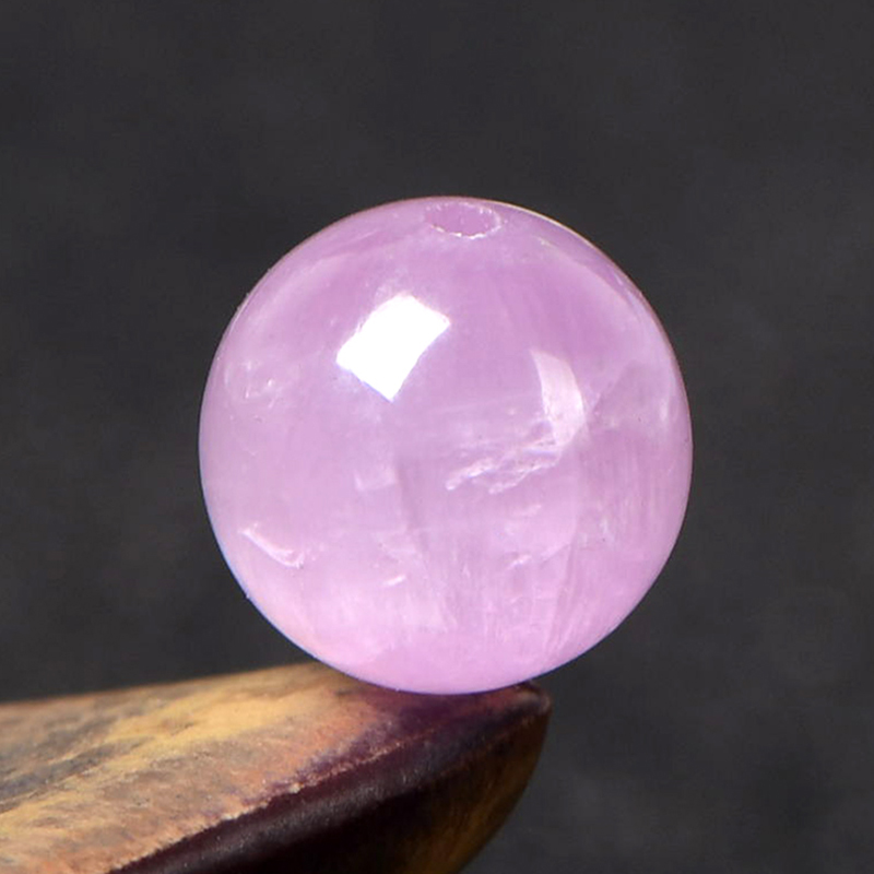 天然紫锂辉紫色水晶散珠子半成品手工DIY配饰配件编织材料单颗