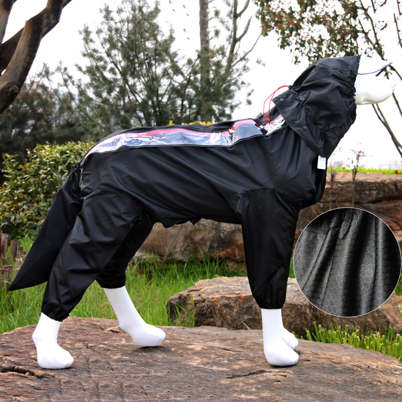 大型犬大狗雨衣全包金毛雨衣包尾巴萨摩耶边牧拉布拉多阿拉雨衣