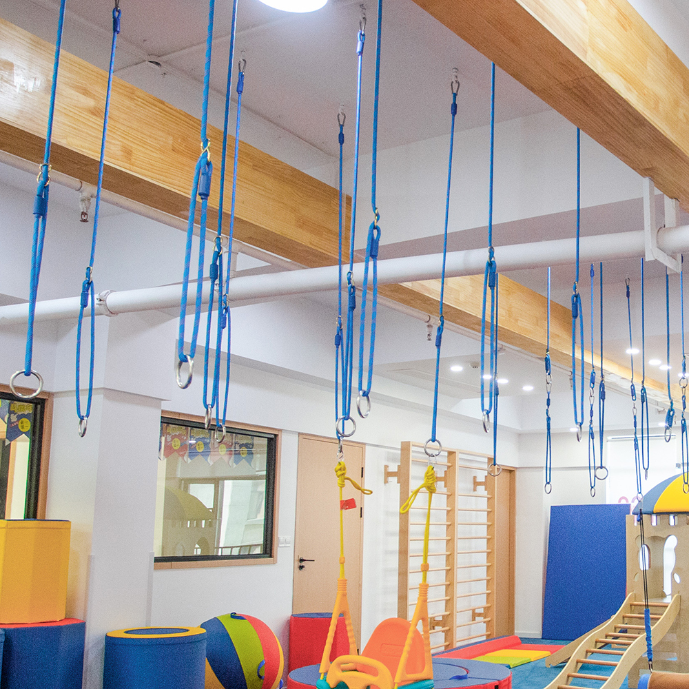 室内悬吊秋千绳配件吊环感统康复训练器儿童攀爬架延长吊绳器材