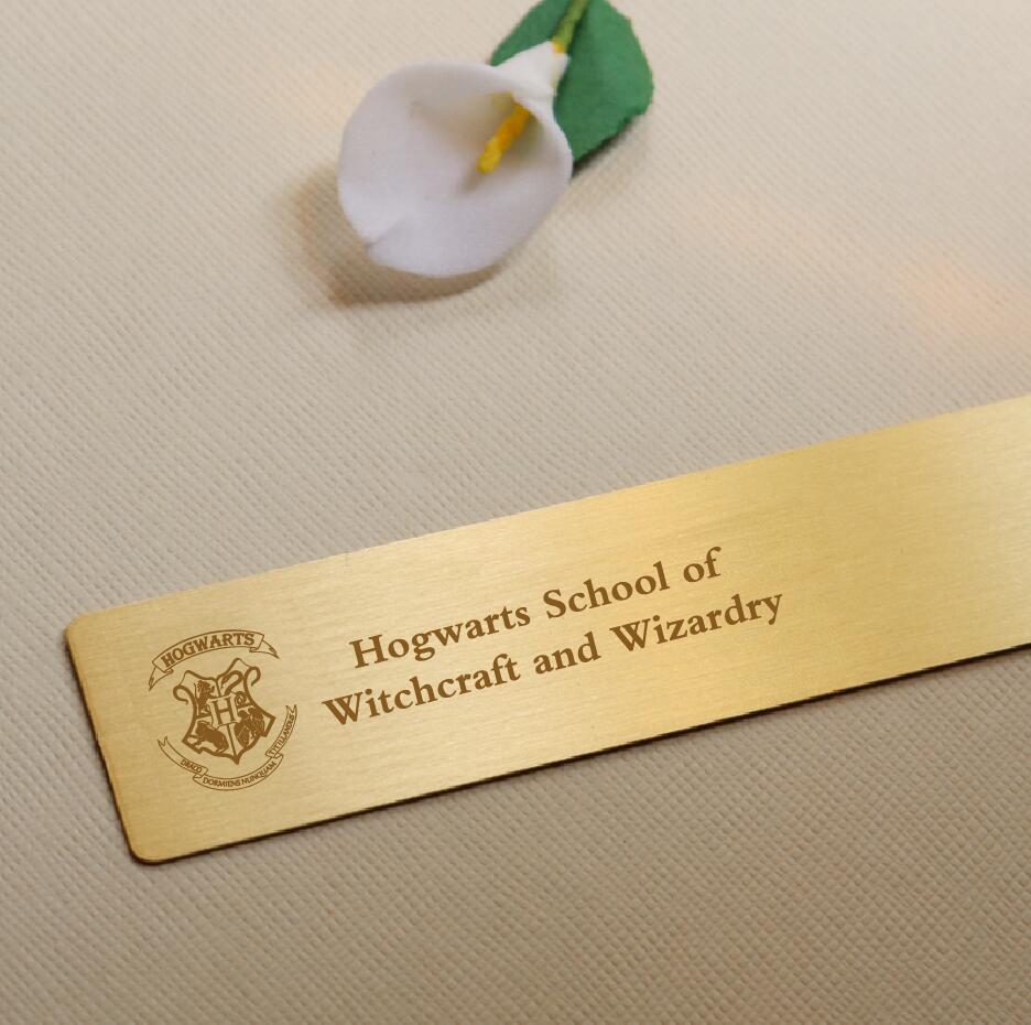 哈利波特魔法学校霍格沃兹书签蛇院格兰芬多拉文克劳大学logo定制