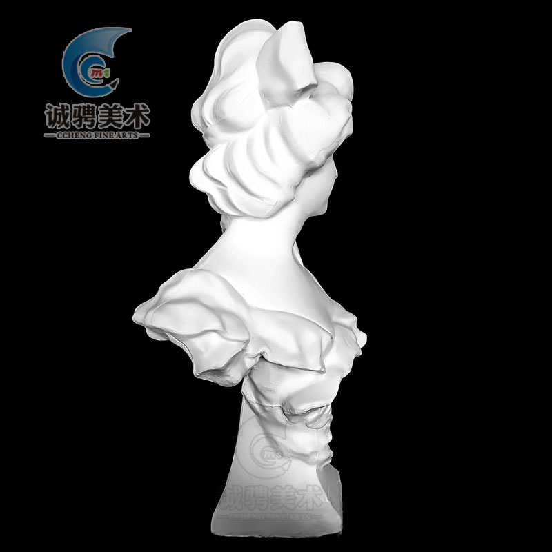 西洋少女美术石膏像人物头像素描教具雕塑摆件模型大号雕像摆件