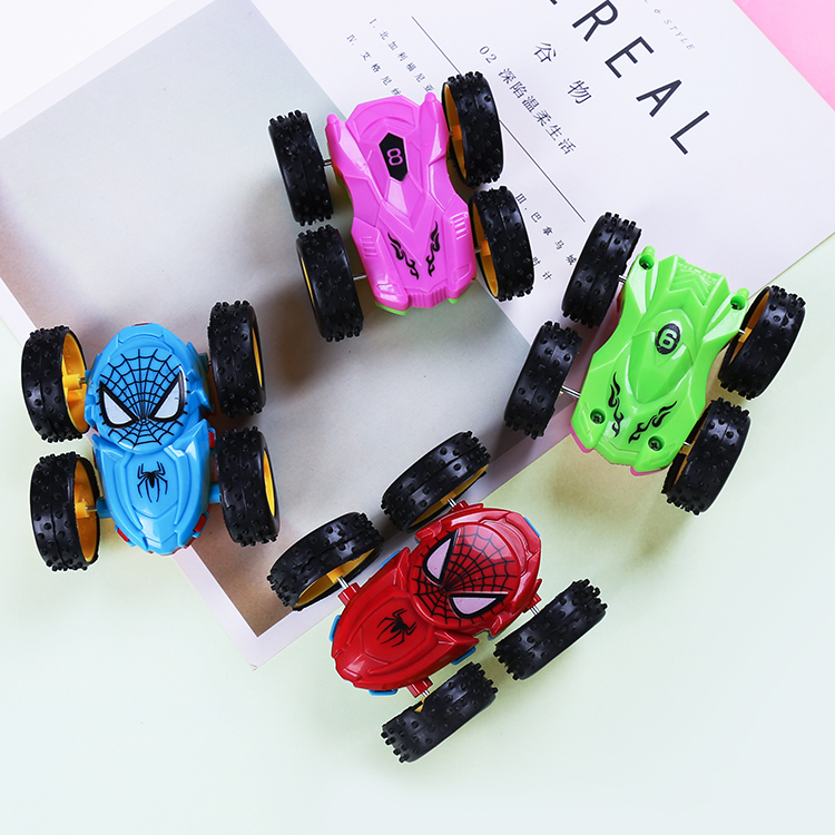 创意惯性双面翻斗车耐摔360小学生卡通玩具车转向儿童礼物玩具批