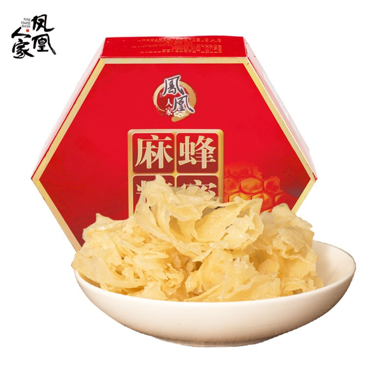 凤凰人家蜂蜜麻糖400g红色小礼盒 传统糕点l零食 唐山特产