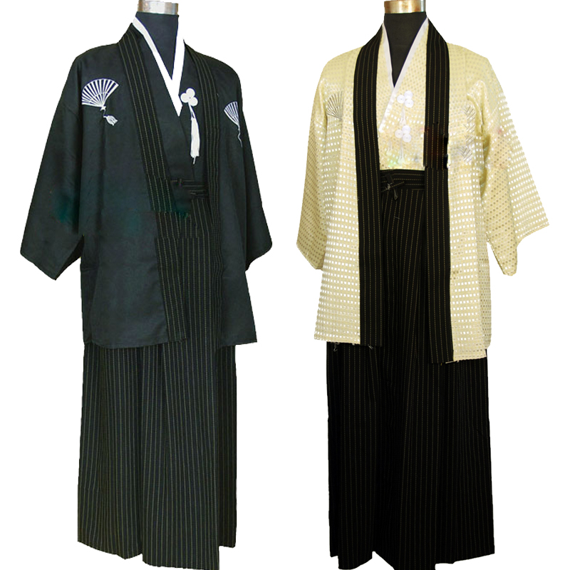 舞台演出服装古装日本武士服拍照写真服装男士日本和服日本正装