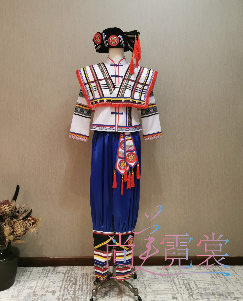 《北京出租》56个少数民族服装基诺族裕固族土家族男士舞蹈演出服