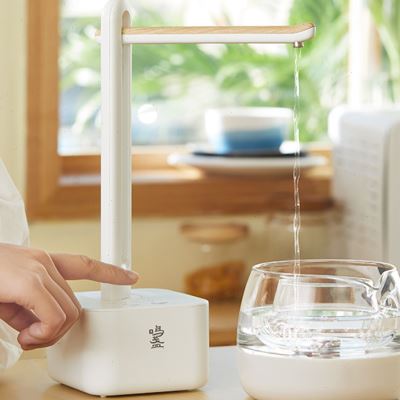 充电式无线取水器纯净水桶抽水器便携桌面自动上水器茶具烧水壶用