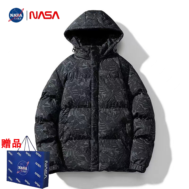 NASA新款羽绒棉衣男冬季加绒加厚保暖棉袄宽松潮牌情侣面包服外套