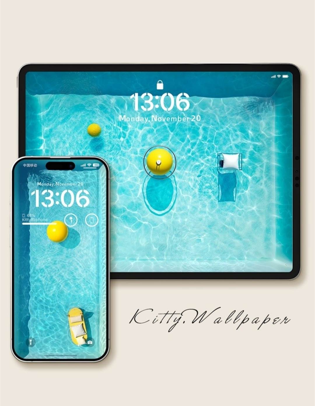 4K超清手机壁纸 3d泳池派对 iPhone iPad小米平板电脑桌面壁纸
