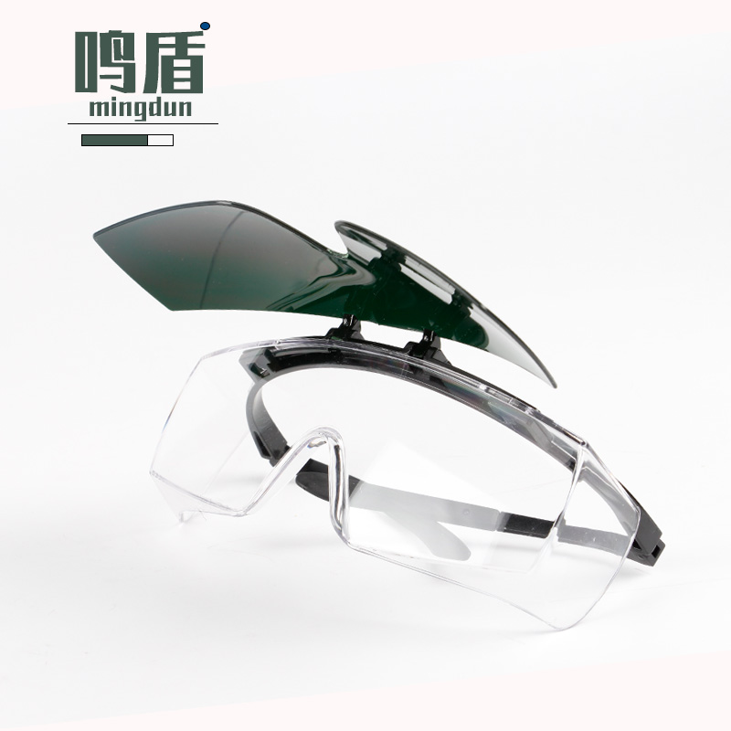 防紫外线电焊眼镜焊工专用打磨防护劳保铁屑氩弧焊平光镜树脂玻璃