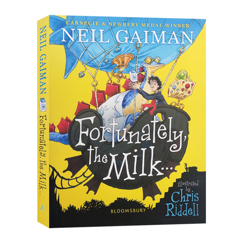 Fortunately the Milk...幸好有牛奶 新版 英文原版儿童文学作品 爸爸去哪儿了同名电影 尼尔盖曼 Neil Gaiman 进口英语书籍
