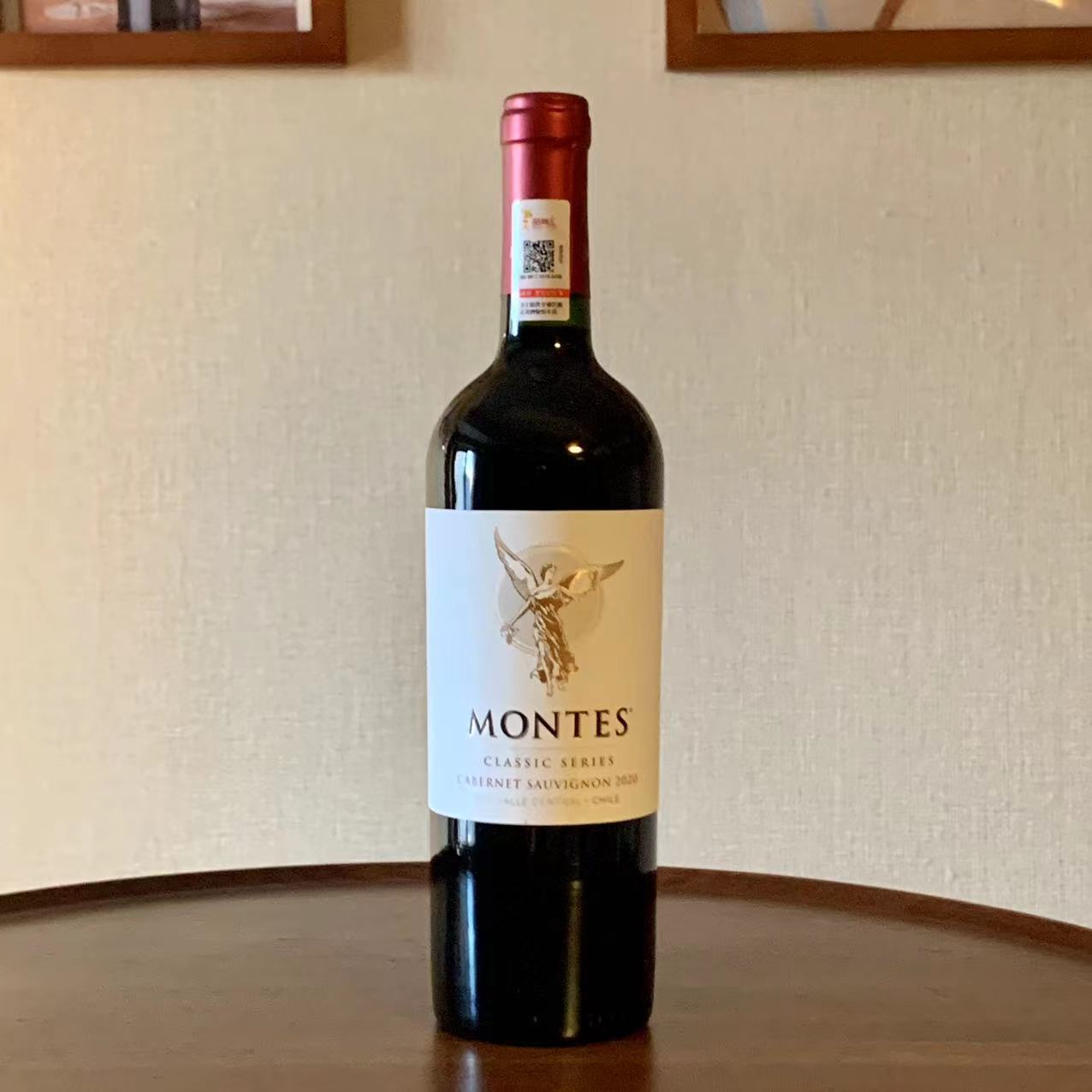 蒙特斯MONTES天使系列赤霞珠梅洛马尔贝克红葡萄酒霞多丽白葡萄酒