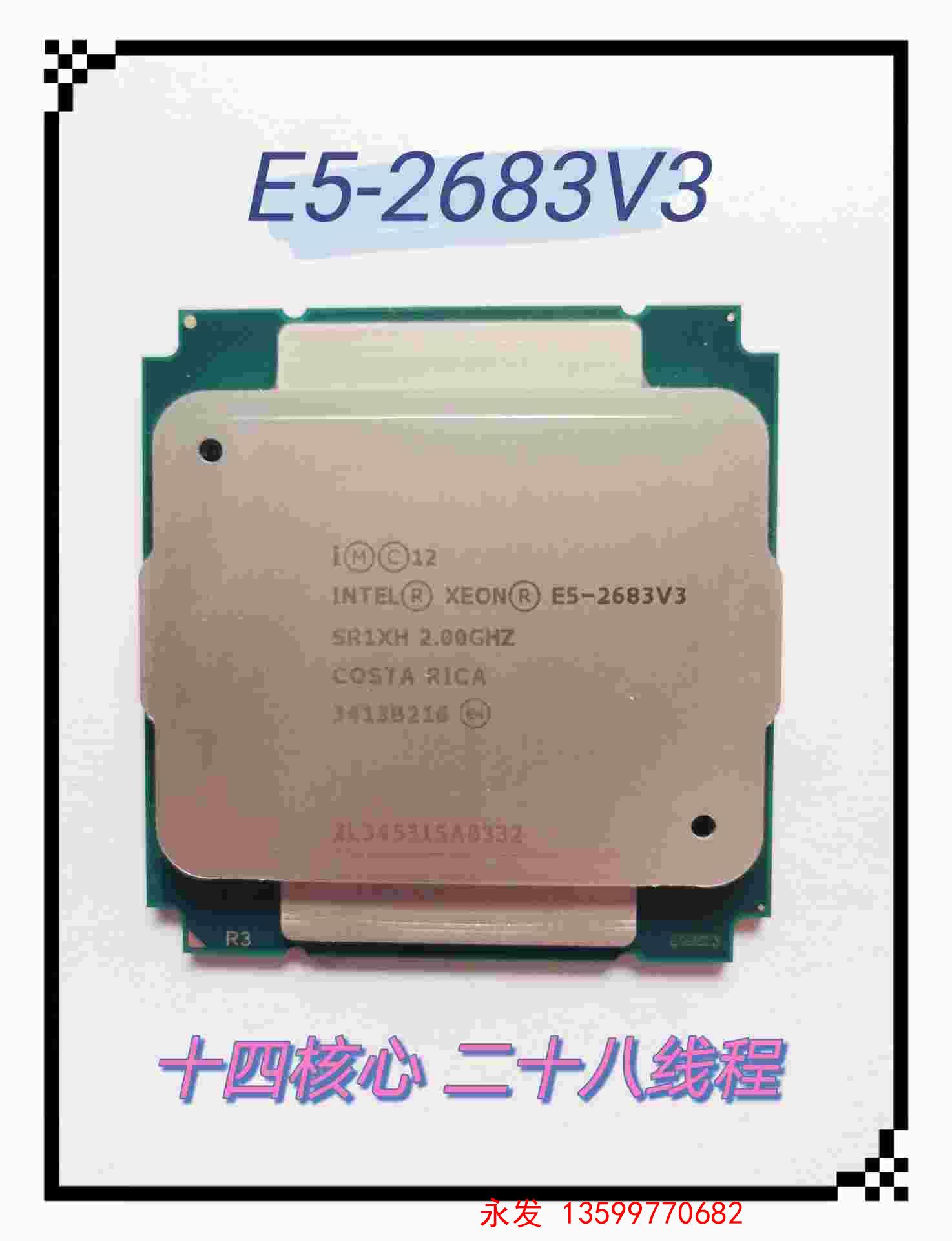 intel英特尔 至强 E52683V3正显版