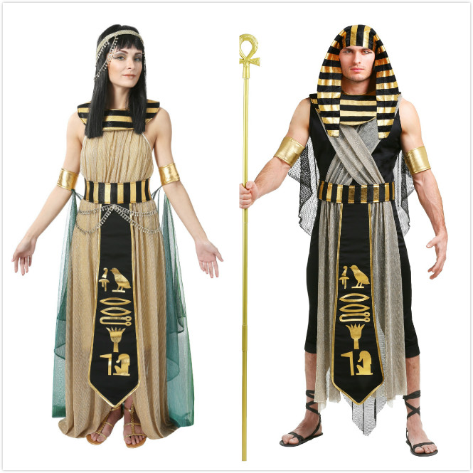 万圣节希腊男神cos服埃及法老服饰 古希腊艳后长袍法老埃及王子装