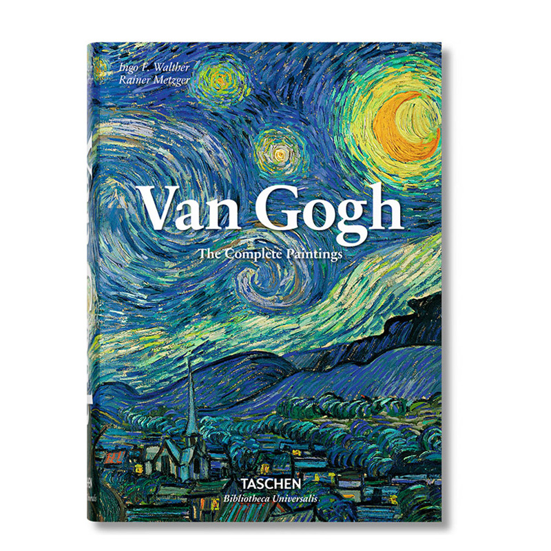 【现货】TASCHEN Van Gogh塔森[图书馆系列]梵高精装油画美术艺术作品后印象原画册画集进口英文原版图书书籍744页