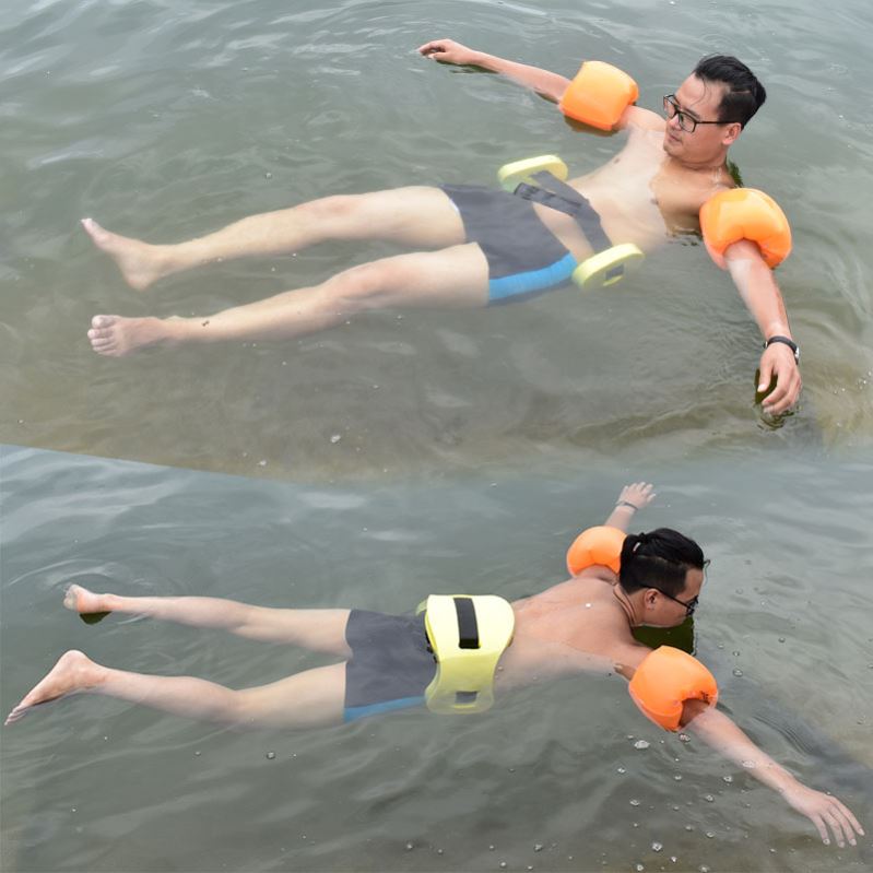 学游泳神器漂浮袋游泳辅助用品游泳装备 漂浮带学游泳的手板背漂