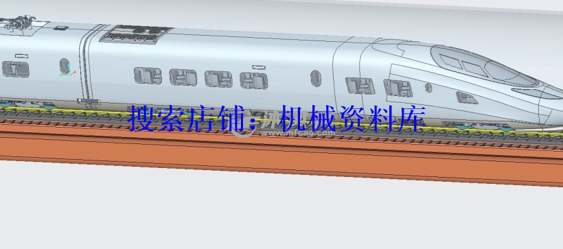 复兴号cr400af智能动车组3D图纸档step格式模型【5】