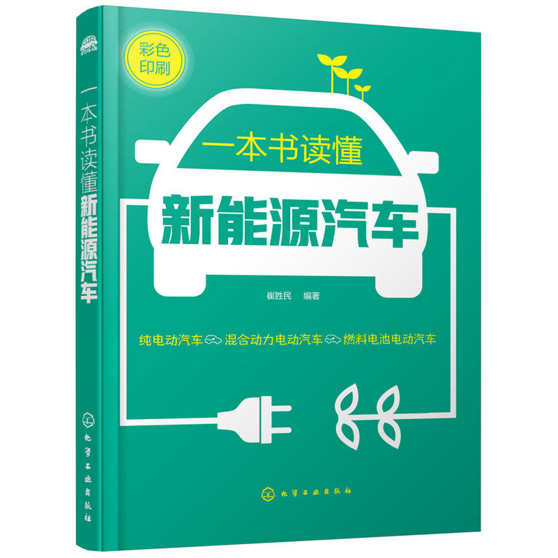 一本书读懂新能源汽车 系统布置形式技术发展路线相关标准 纯电动混合动力燃料电池电动汽车结构原理 新能源汽车购买使用问题书籍