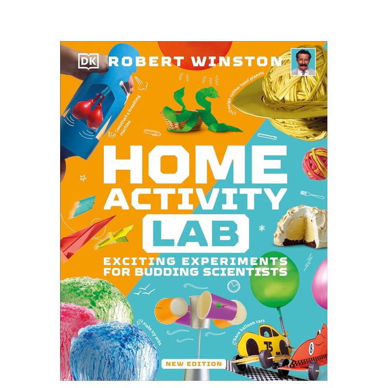 【预 售】家庭活动实验室：小小科学家的萌芽 Home Activity Lab 原版英文儿童趣味
