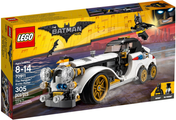 乐高LEGO 70911超级英雄 蝙蝠侠大电影 企鹅人老爷车2017款智力